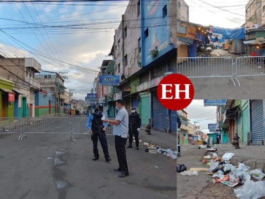 Con retenes policiales restringen paso en mercados de la capital