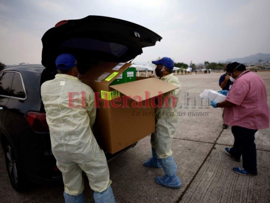 FOTOS: Honduras recibe 8 mil pruebas PCR para detectar coronavirus