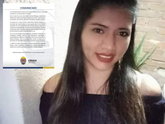 UNAH: Muerte de Keyla Martínez bajo custodia policial 'es inaceptable'
