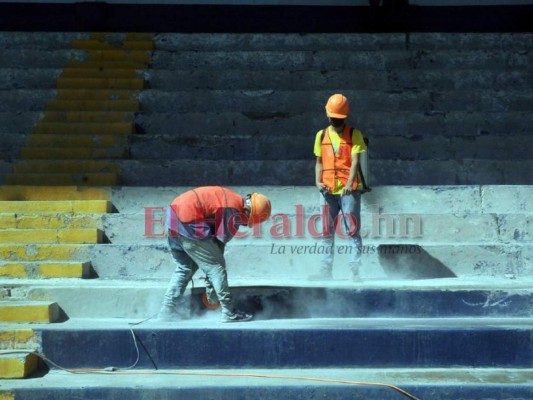 Así luce el Nacional con la instalación de un mega escenario para la toma de posesión  