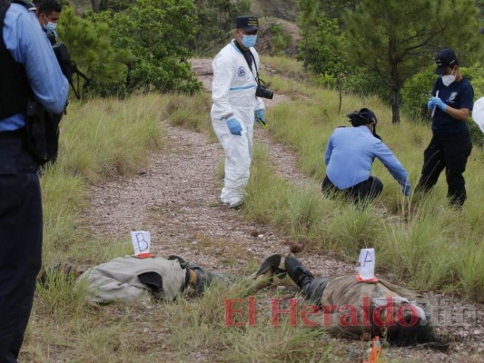 Muertos hallan a dos jóvenes en la carretera que conduce a Danlí&nbsp;&nbsp;