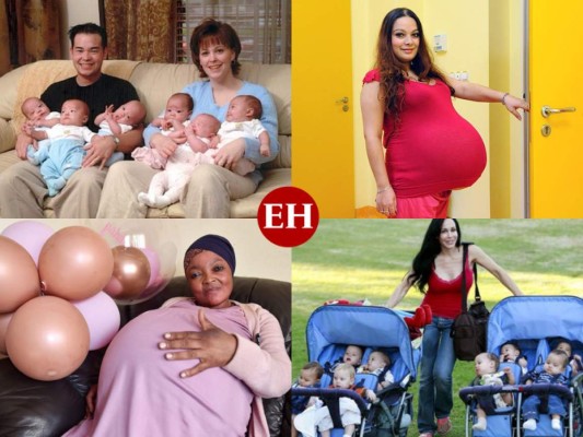 De seis a diez hijos en un solo parto: mujeres con embarazos múltiples  