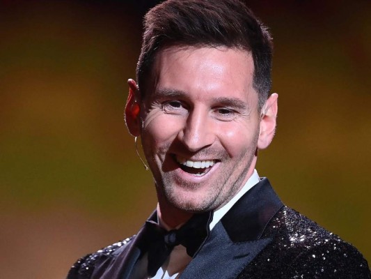 Así vivió Messi la entrega de su séptimo Balón de Oro (Fotos)