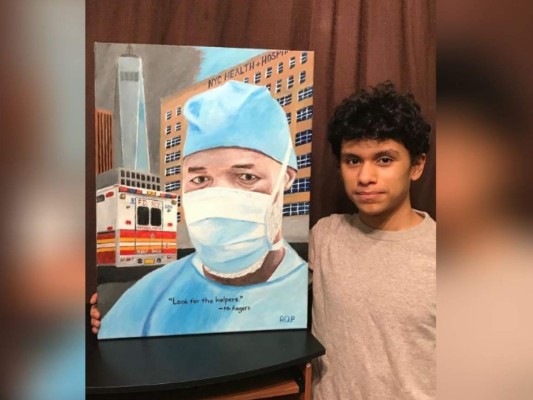 Pintor hondureño gana concurso y logra exponer su obra en el Capitolio de Estados Unidos