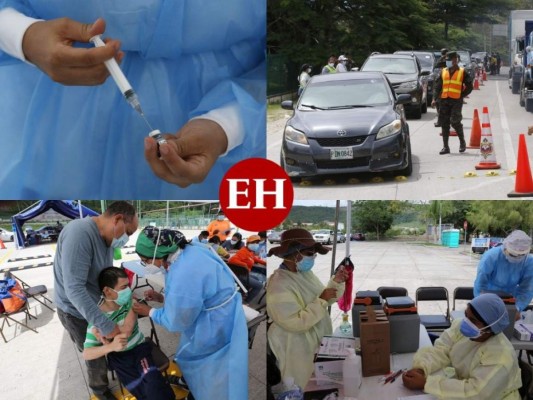 FOTOS: Siguen desbordados los centros de vacunación en la capital