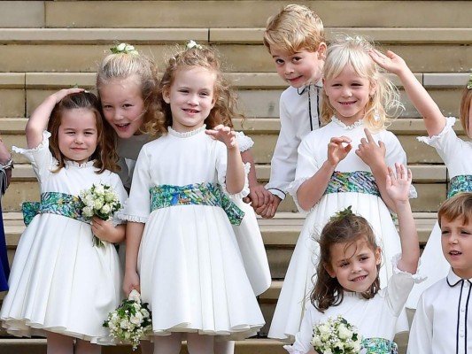 La princesa Eugenia y su vestido de novia sacado de un cuento de hadas