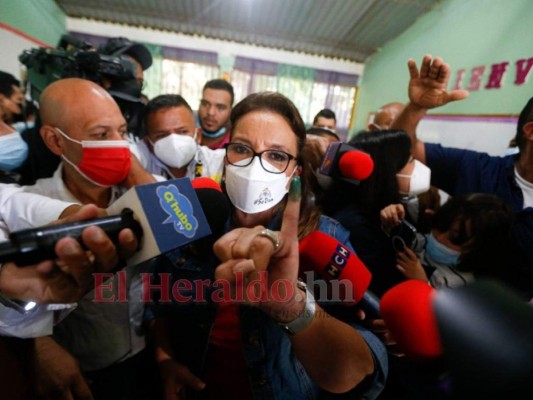 Así votaron los aspirantes a la presidencia de Honduras en las elecciones generales 2021