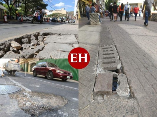 Destrucción, daños y olvido opacan la belleza del casco histórico de Tegucigalpa (Fotos)
