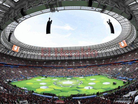 Las espectaculares imágenes del estadio Luzhniki que dejó la inauguración del Mundial de Rusia 2018