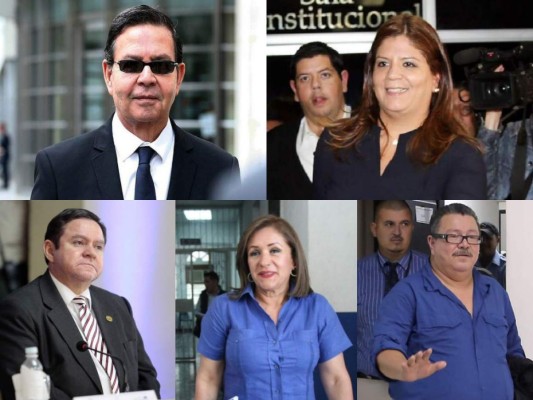 Los rostros de hondureños incluidos en lista de corruptos por Departamento de Estado de EEUU