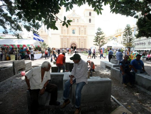 Mejora de la Plaza Central de Tegucigalpa tiene un avance del 40%&nbsp;&nbsp;