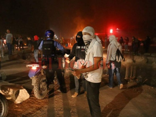 Imágenes de las protestas en La Kennedy en Tegucigalpa