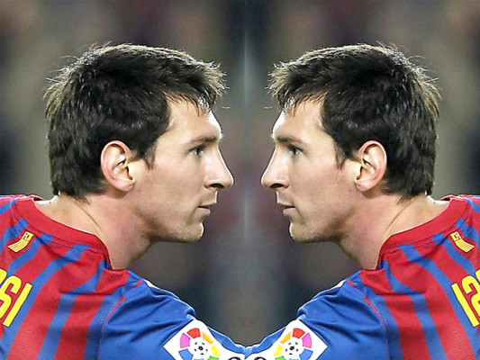 El doble de Messi