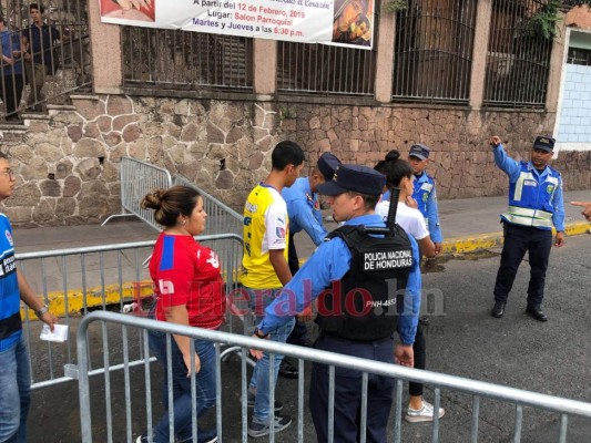 Seguridad garantizada en el clásico entre Olimpia y Motagua