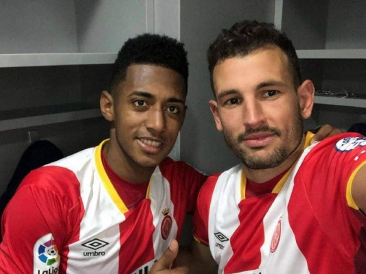 Hondureño Choco Lozano se enfrenta con el Girona ante los grandes del Real Madrid