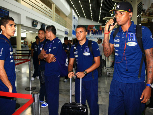 Selección de Honduras ya está en Panamá