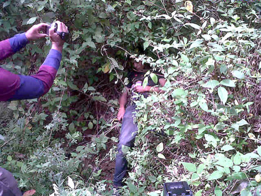 Ejecutado hallan a jovencito al norte de Tegucigalpa