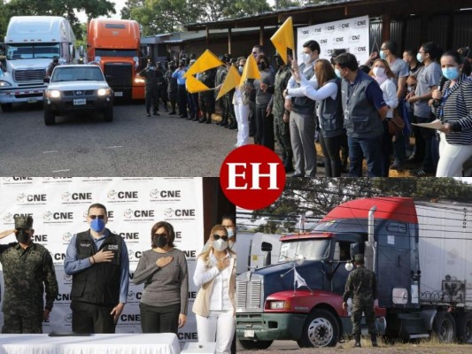 Así fue el banderillazo que dio inicio a distribución de maletas electorales (FOTOS)