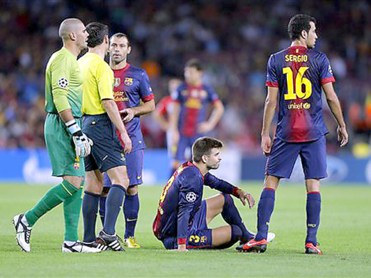 Gerard Piqué queda fuera del clásico contra el Real Madrid