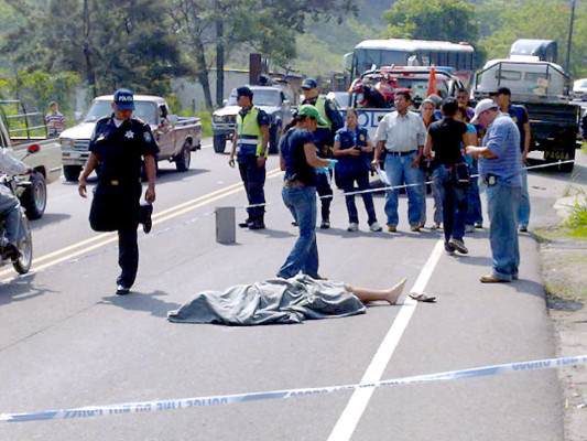 Joven perece atropellado en el sur de Honduras