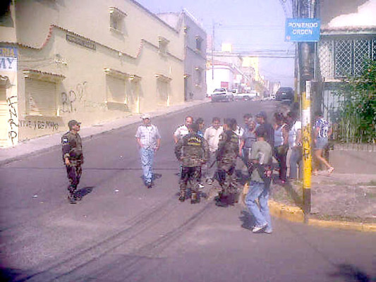 Encuentran granada de alto poder explosivo en calle de la capital de Honduras