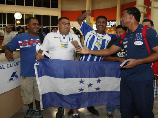 Selección de Honduras ya está en Panamá