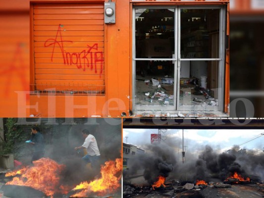 Protestas y saqueos generan caos y violencia