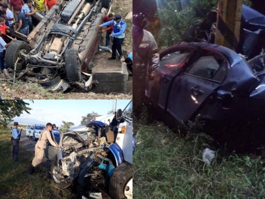 Al menos 300 accidentes viales al día se registran en Honduras