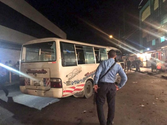 Al menos siete heridos en tiroteo contra bus Impala en San Pedro Sula
