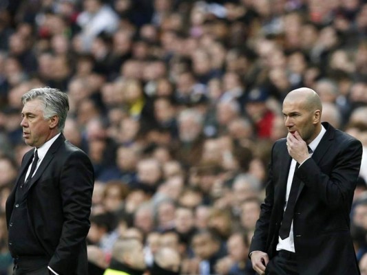 Zidane se mide a su mentor Ancelotti en la Liga de Campeones