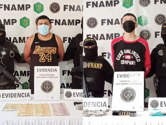 Caen 'La Mole” y 'Omegaco Final”, supuestos sicarios y vendedores de droga de la pandilla 18