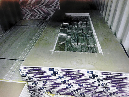 Dos toneladas de coca venían desde Colombia