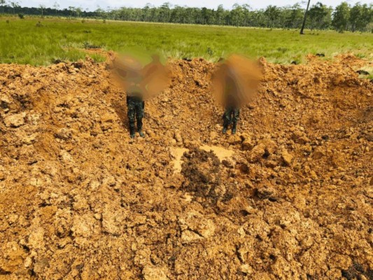 Destruyen narcopista localizada en La Mosquitia