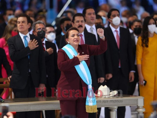 Así fue el primer discurso de Xiomara Castro como presidenta de Honduras