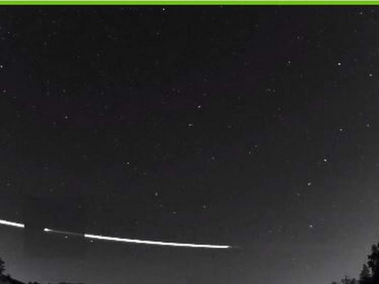 VIDEO: meteorito rebota en la atmósfera de la Tierra y vuelve al espacio