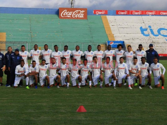 Buena vibra en el entrenamiento de este jueves en la selección de fútbol de Honduras