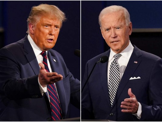 Trump de gira; Biden se prepara para el debate final antes de las elecciones  