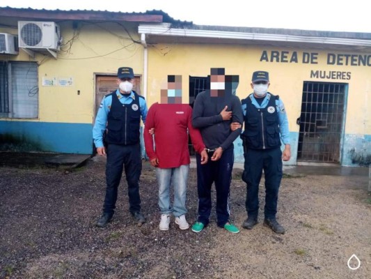 Por asesinato capturan a dos presuntos miembros de la pandilla 18