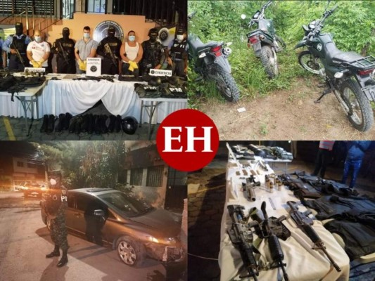 FOTOS: Con armas de grueso calibre e indumentaria militar caen presuntos autores de masacre