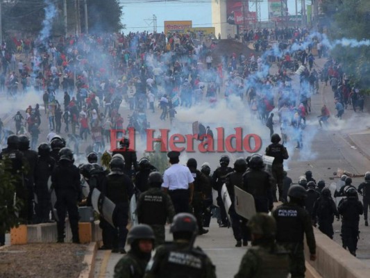Alianza de Oposición realiza tomas en la capital durante investidura de Juan Orlando Hernández