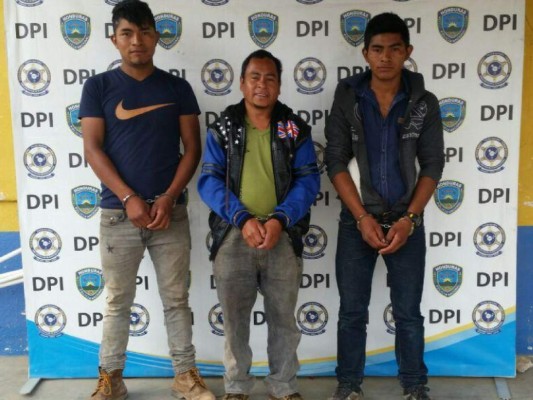 Capturan a tres hondureños acusados de diferentes ilícitos en Intibucá