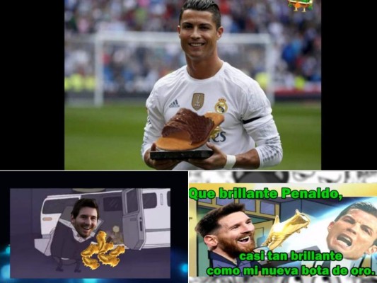 ¡A reír! Messi gana su sexta Bota de Oro y Cristiano es víctima de memes