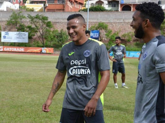Luis Garrido entrenó con Motagua