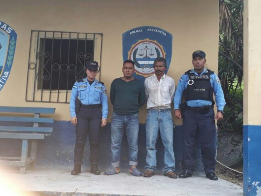 Capturan a dos asaltantes luego de cometer el robo en Ojojona