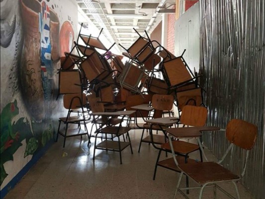 Estudiantes se toman tres edificios de la Universidad Nacional Autónoma de Honduras