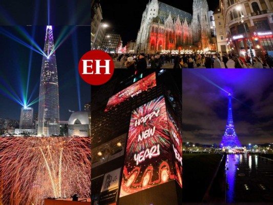 Con la esperanza de un mejor año, así le da el mundo la bienvenida al 2022