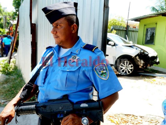 Las imágenes del asesinato de un colombiano y el secuestro de una mujer en San Pedro Sula