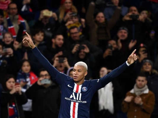 Kylian Mbappé anotó dos goles. Foto: AFP.