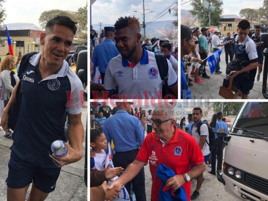Así fue el ingreso de los futbolistas olimpistas y motagüenses al Nacional