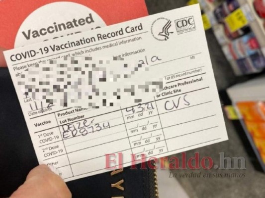 Seis de cada cien hondureños han recibido vacuna anticovid en el extranjero